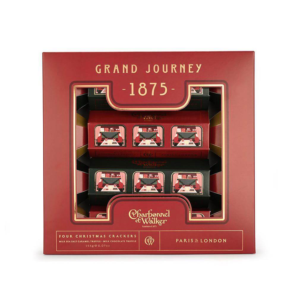 Charbonnel et Walker Christmas Cracker Gift Set Milk & Sea Salt Truffles 144g